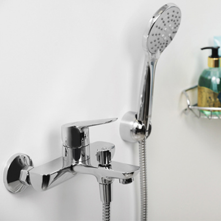 Смеситель для ванны с душем с ручным душем WasserKRAFT Lippe 4501 фото