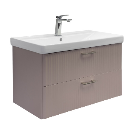 Тумба с раковиной Comforty Ангара 90П 00-00021036 дуб латте фото