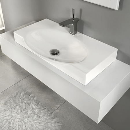 Накладная раковина Sanita luxe Infinity 76 INF76SLWB01 фото