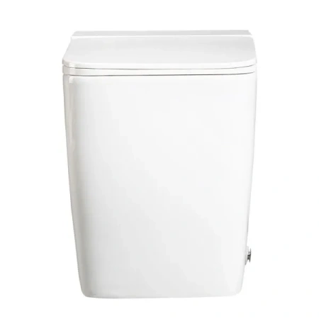 Унитаз приставной с импульсным смывом Abber Rechteck AC1212P с сиденьем микролифт фото