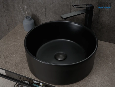 Накладная раковина GID Bm9011 53368 40x40 черная матовая фото