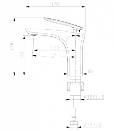 Смеситель для раковины Lemark Bellario LM6806C фото