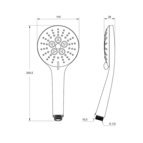Душевая лейка Iddis Hand Shower 0703F00i18 фото