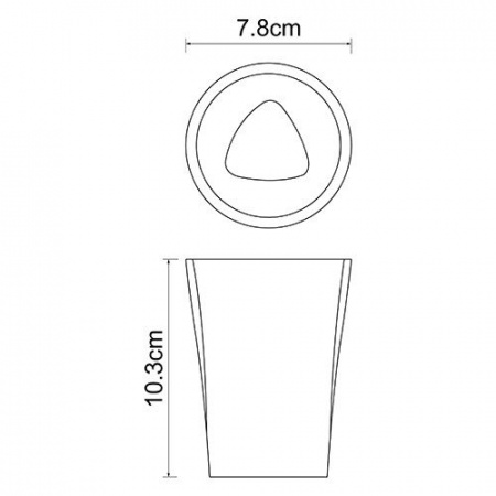 Стакан для зубных щеток настольный WasserKRAFT Ohre K-37728 фото