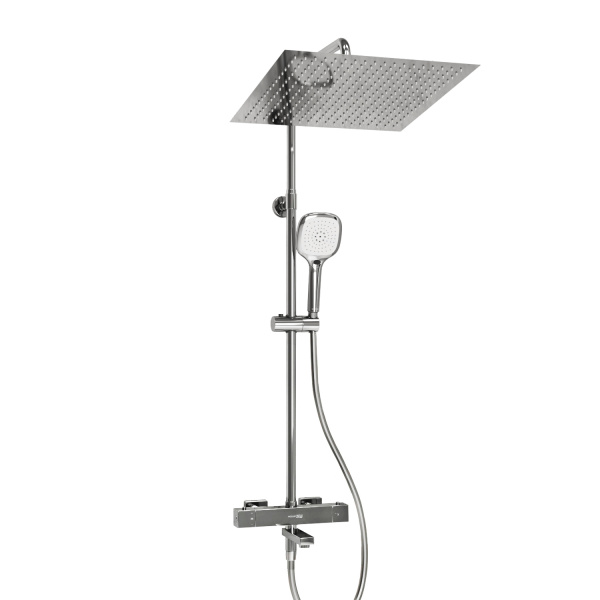 Душевая система (стойка) с термостатом WasserKRAFT Thermo A199.119.065.087.CH хромоникель фото