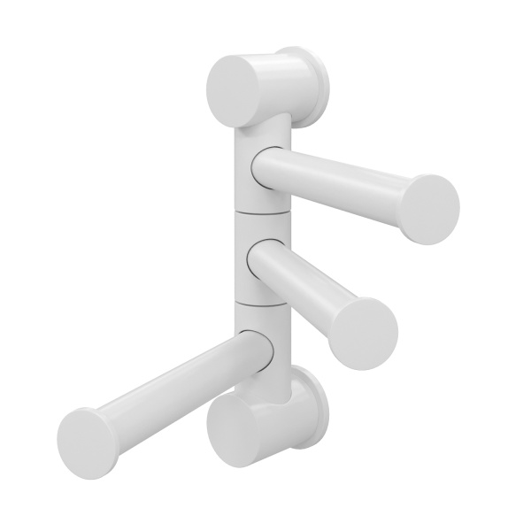 Тройной крючок поворотный WasserKRAFT K-1053WHITE белый фото