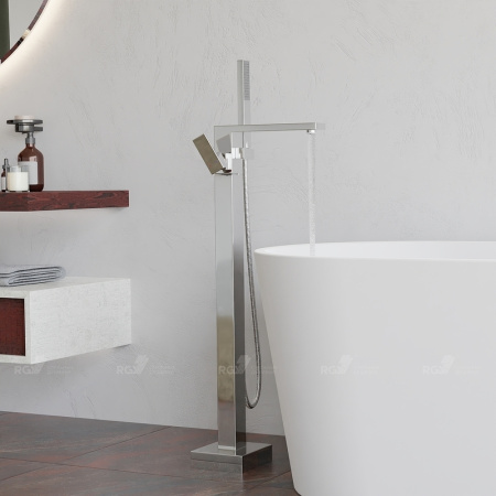 Напольный смеситель для ванны и душа RGW Shower Panels SP-350 511405350-01 хром фото