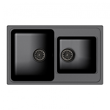 Мойка кухонная Ewigstein Elegant E- 80D антрацит фото