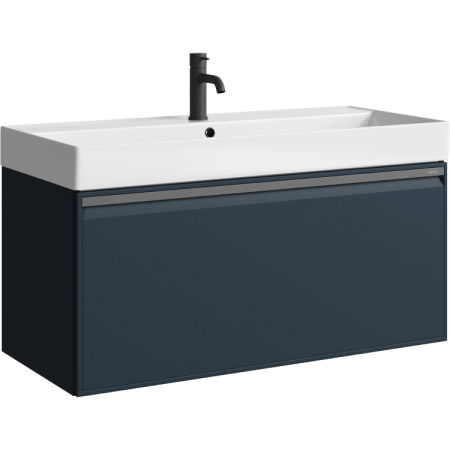 Тумба под раковину Aqwella Pure 100 PUR0110GRM серая фото