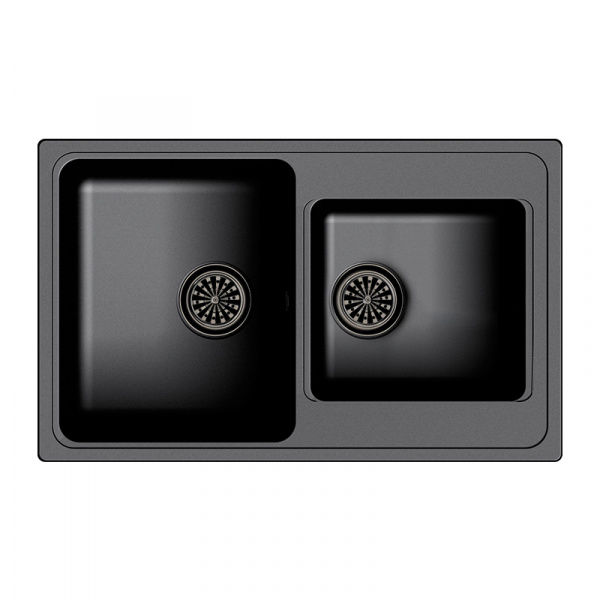 Мойка кухонная Ewigstein Elegant E- 80D антрацит фото