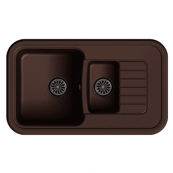 Мойка кухонная Ewigstein Antik A- 60KF шоколад фото