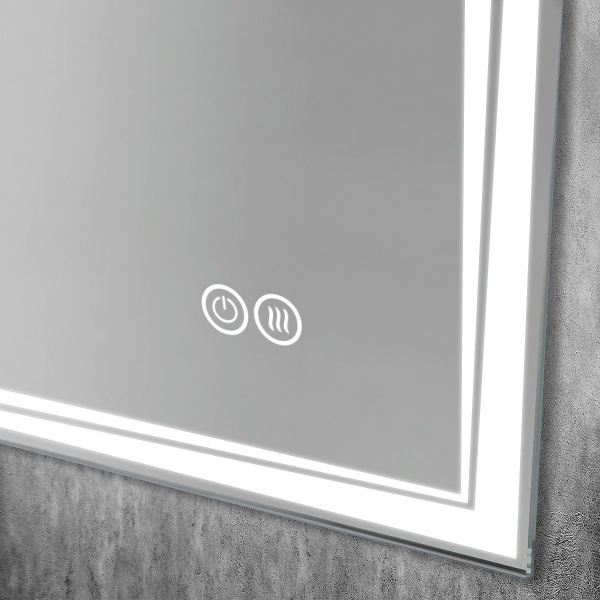 Зеркало с подсветкой и подогревом Art&Max Firenze AM-Fir-500-700-DS-F-H 50x70 фото