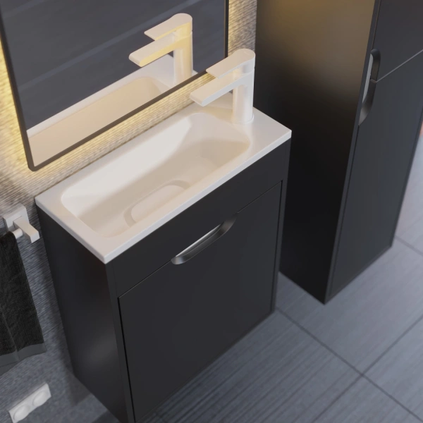 Тумба под раковину Uperwood Modul 50 2930205360 черная фото