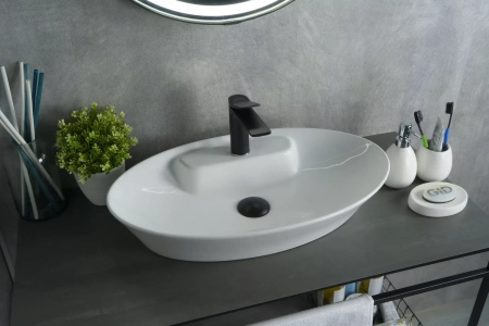 Накладная раковина GID 9398 60,5х36,5 фото