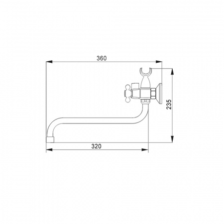 Смеситель для ванны с душем Raiber Eco R1002 фото