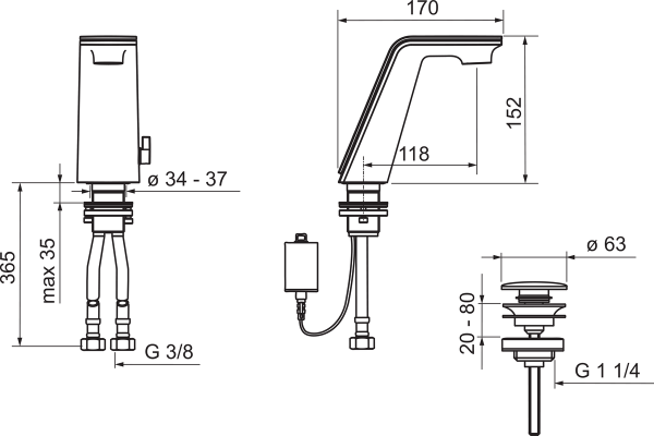 Смеситель для раковины Oras Alessi Sense 8710F фото