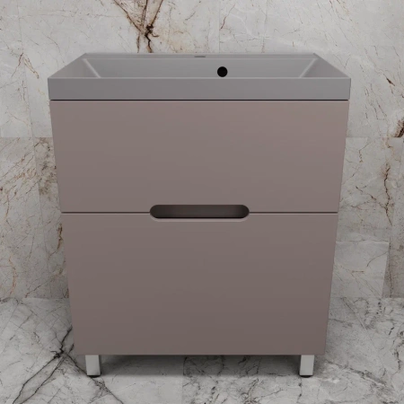 Тумба напольная Style Line Матис 70 ЛС-00002436 тауп темный фото