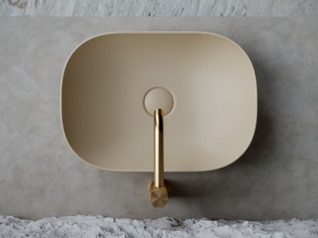 Накладная раковина Ceramica Nova Element CN6009MC 45x32 капучино матовый фото