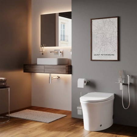 Унитаз приставной с функцией импульсного смыва Iddis Pulse PULIDSEi26 фото