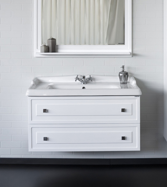 Тумба Comforty Феррара-100 с раковиной 3310 фото