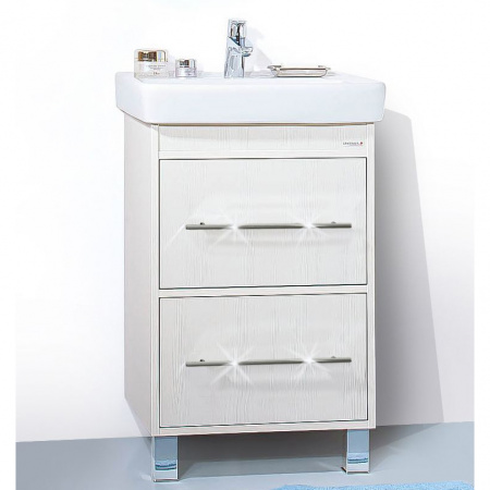 Тумба с раковиной Бриклаер Чили 55 светлая лиственница фото