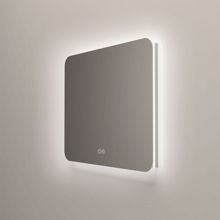 Зеркало с подсветкой Vincea LED VLM-3BE100-2 с сенсорным выключателем и диммером, с функцией антизапотевания 100x80 фото