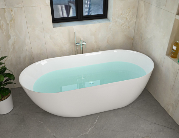 Акриловая ванна Cerutti SPA Como CT7386 170x75 фото