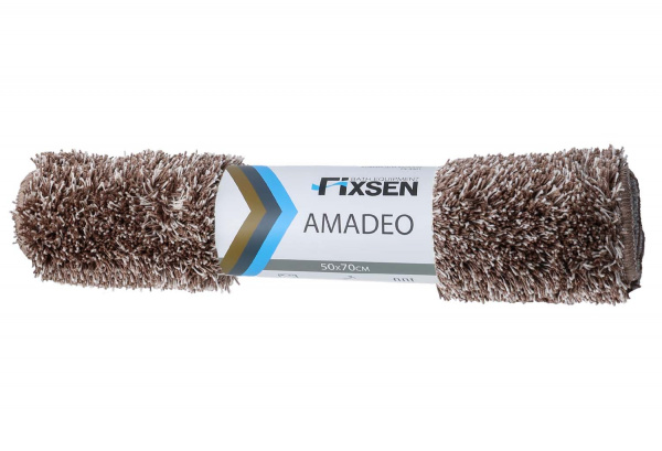 Коврик для ванной комнаты Fixsen Amadeo FX-3001I коричневый фото