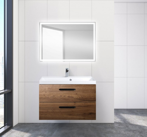 Тумба под раковину Belbagno Aurora AURORA-800-2C-SO-RT Rovere Tabacco фото