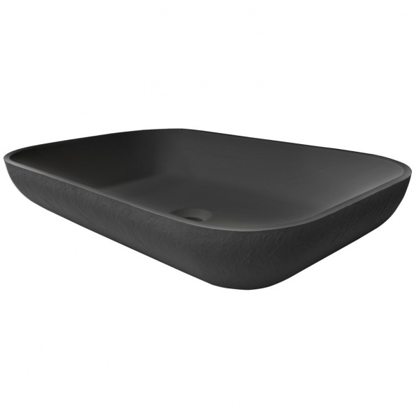 Накладная раковина Acquabella Rectangle LAVABO_ON-TOP_RECTANGLE_SLATE_NEGRO58х38 фото