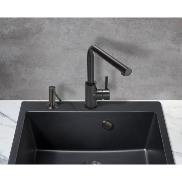 Смеситель для кухни Milacio Ultra Galar MCU.555.TB черный фото