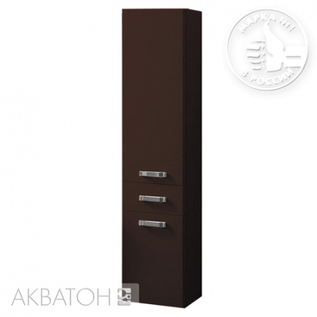Шкаф-колонна Акватон Америна 1A135203AM430 тёмно коричневая фото