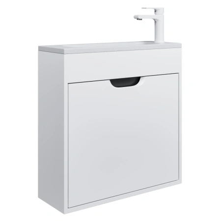 Тумба под раковину Uperwood Modul 60 2930205363 белая/графит фото