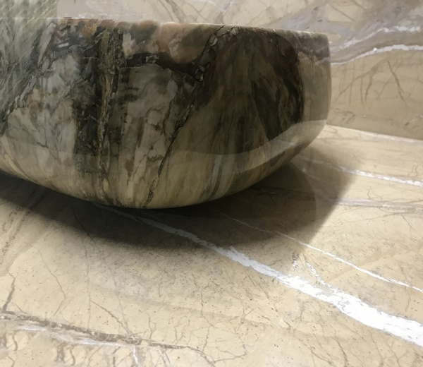 Накладная раковина CeramaLux MNC 186 56х42 фото
