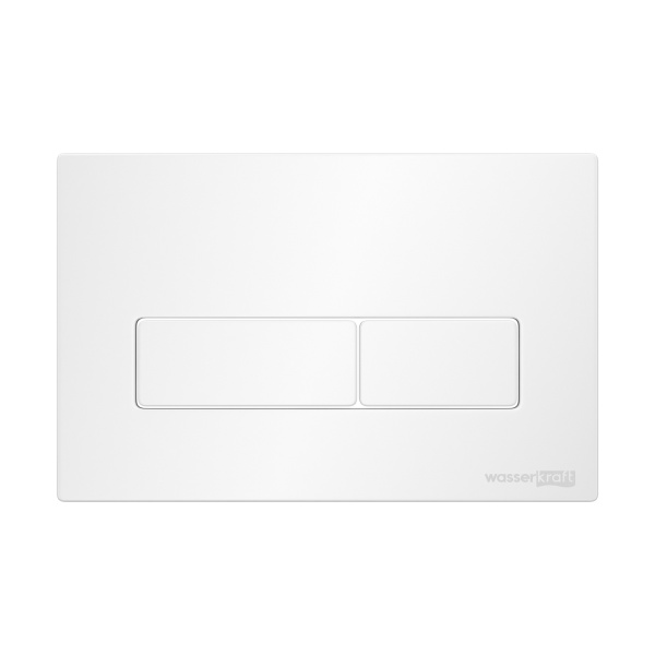 Инсталляция для подвесного унитаза WasserKRAFT Aller 10TLT.010.ME.WH03 с кнопкой, белая глянцевая фото