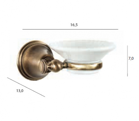 Подвесная мыльница Tiffany World Harmony TWHA106bi/br фото