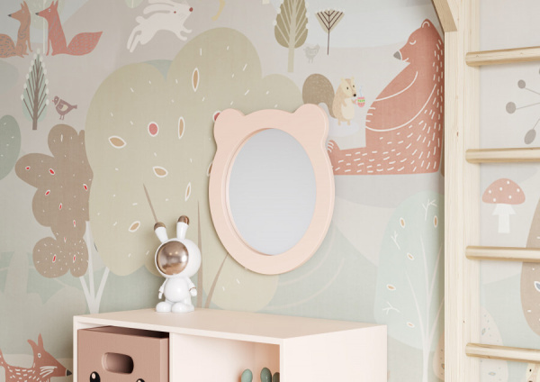 Детское зеркало Акватон Каспер 1A283302CR1E0 мишка фото