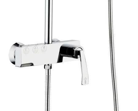 Душевая система (стойка) Kaiser Strike 09182 хром фото