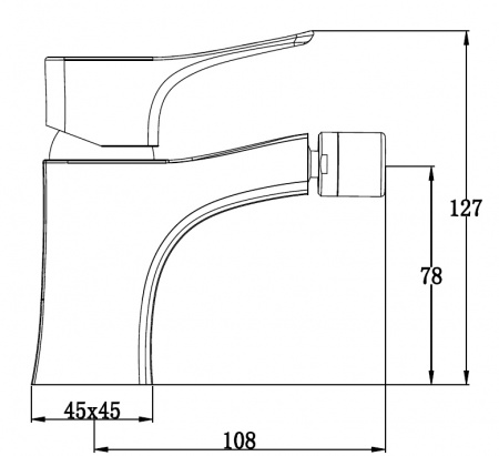 Смеситель для биде Kaiser Clever 76088 фото