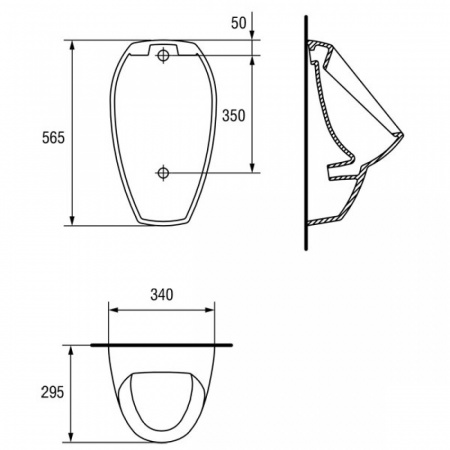 Писсуар Cersanit Apollo P-PI-A101 фото