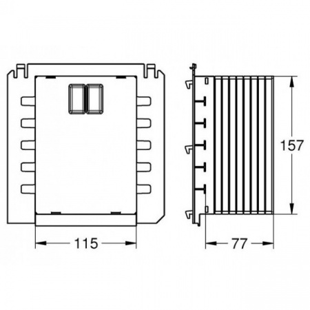 Ревизионный короб Grohe Rapid SL 40911000 фото