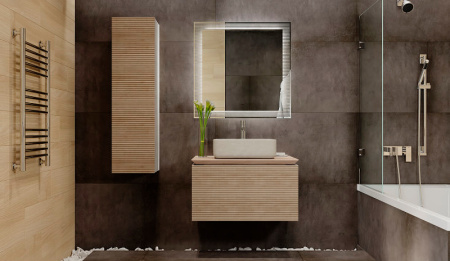 Пенал подвесной Jorno Karat Kar.04.130/P/BuL фото