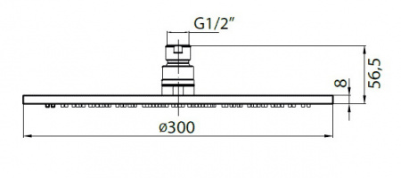 Верхний тропический душ Cezares Articoli Vari CZR-SP2-01 фото