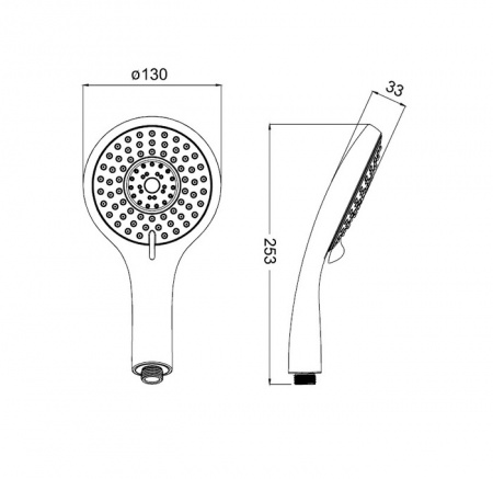 Душевая лейка Iddis Hand Shower A11251 фото