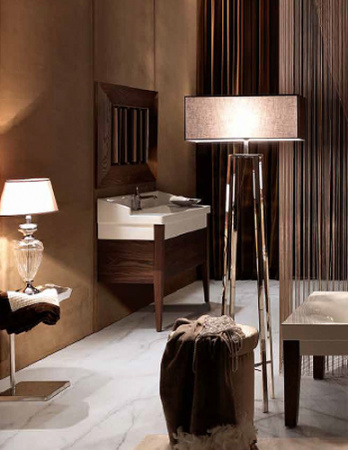 Зеркало Kerasan Bentley 918147 Frassino scuro 120x80 фото