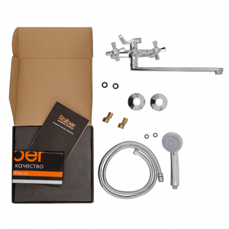 Смеситель для ванны с душем Raiber Ventis R7004 фото