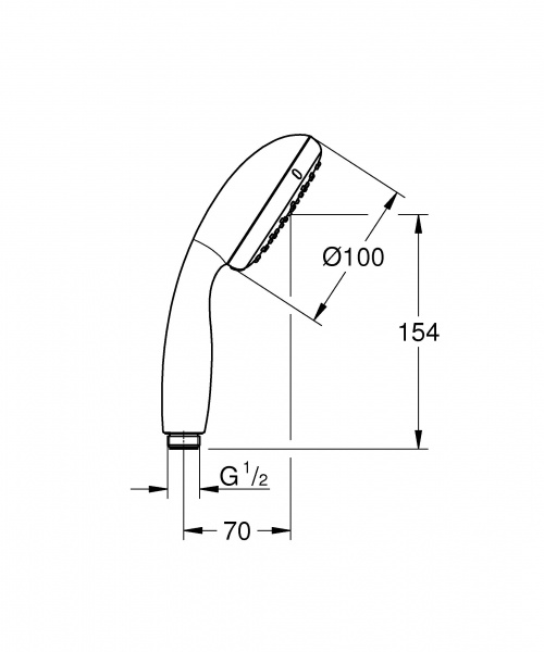 Душевая лейка Grohe Tempesta New 27923001 фото