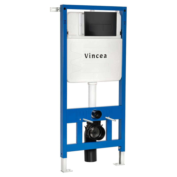 Кнопка смыва Vincea VFP-002MB черная матовая фото