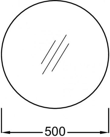 Зеркало круглое Jacob Delafon Odeon Rive Gauche EB1144-NF 70 см фото