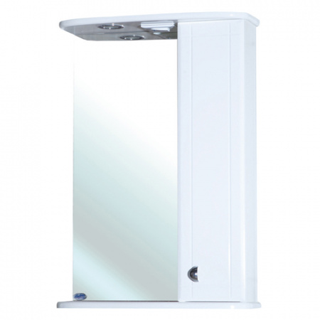 Зеркало-шкаф с подсветкой Bellezza Астра-55 белый L/R фото